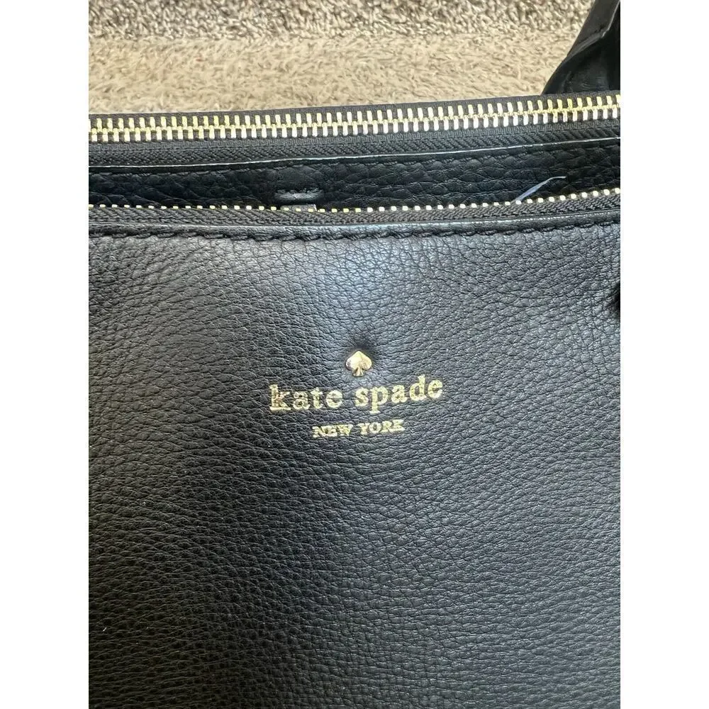 Kate Spade Black Kensington Charles Street Leather Shoulder Bag NWOT